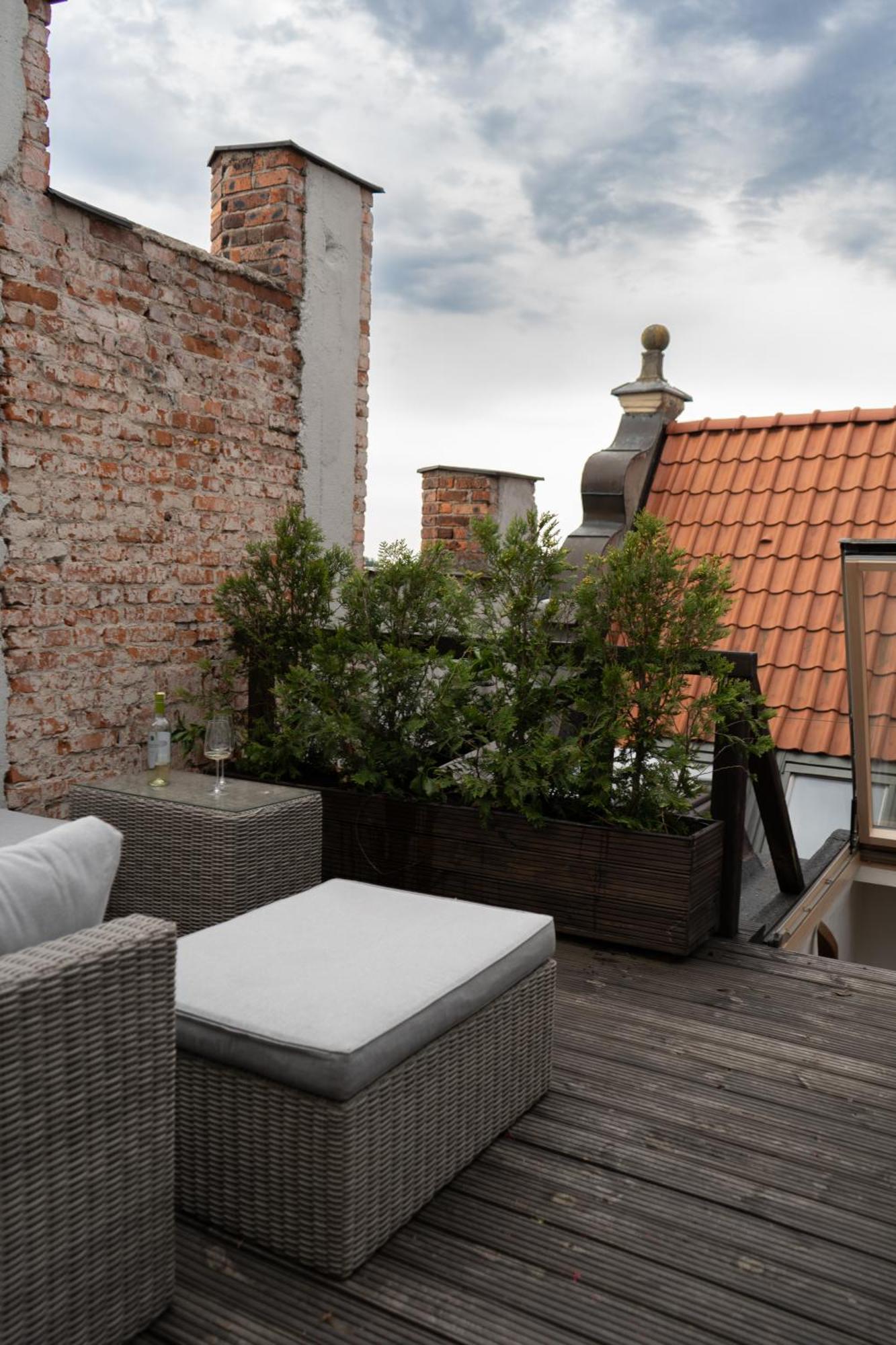 Gotyk Na Dotyk Z Tarasem Na Dachu Apartman Stary Toruń Kültér fotó